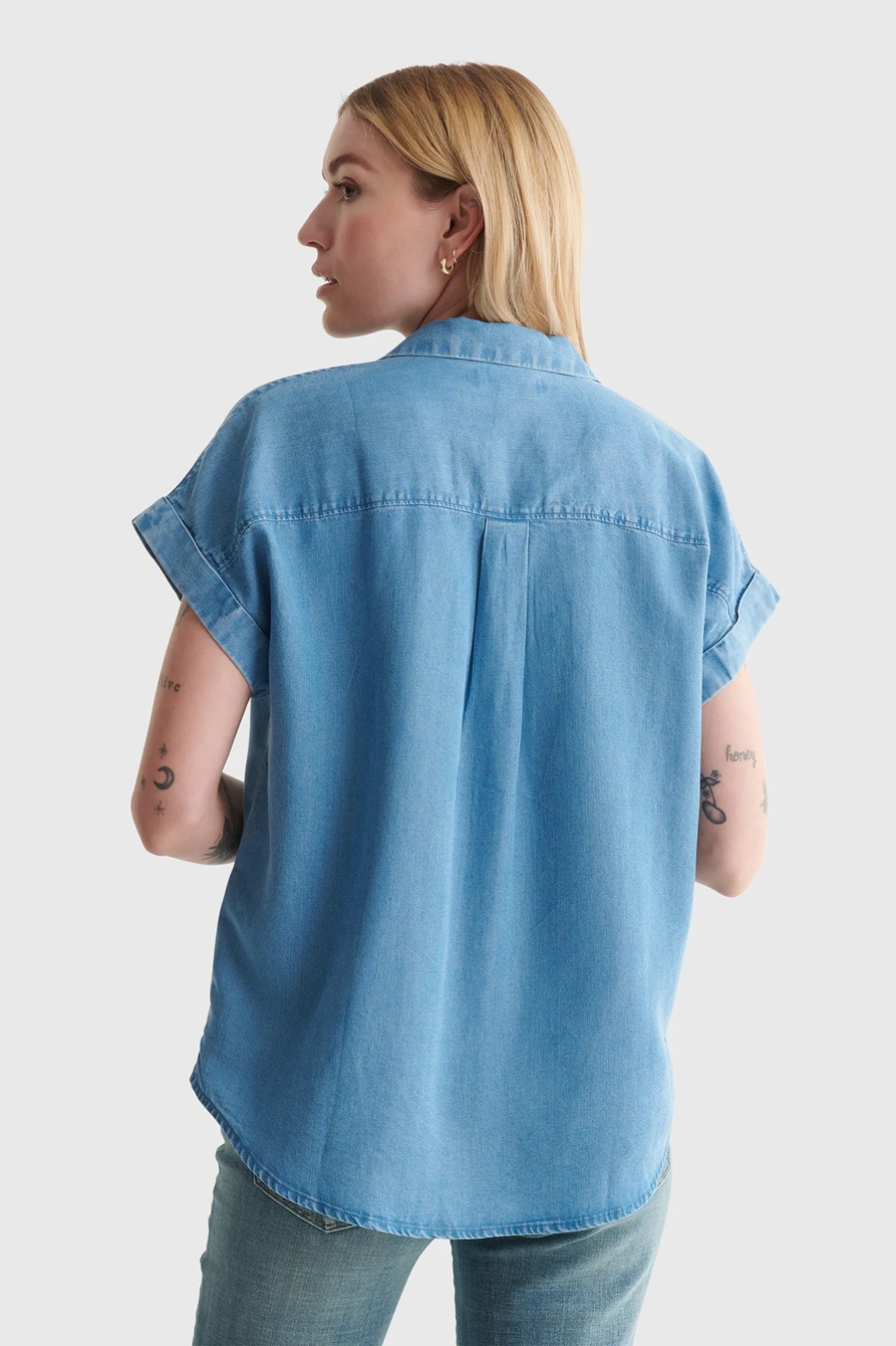 SHORT SLEEVE TIE FRONT, image 4