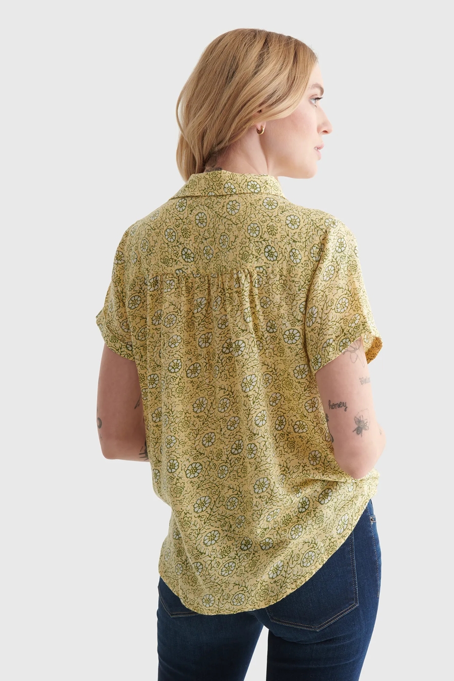 SHORT SLEEVE SURPLICE TOP, image 5