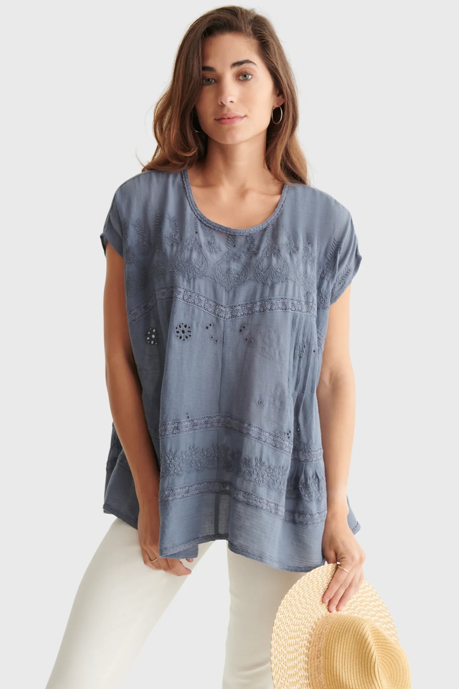 S/S EASY EMB TUNIC, image 6