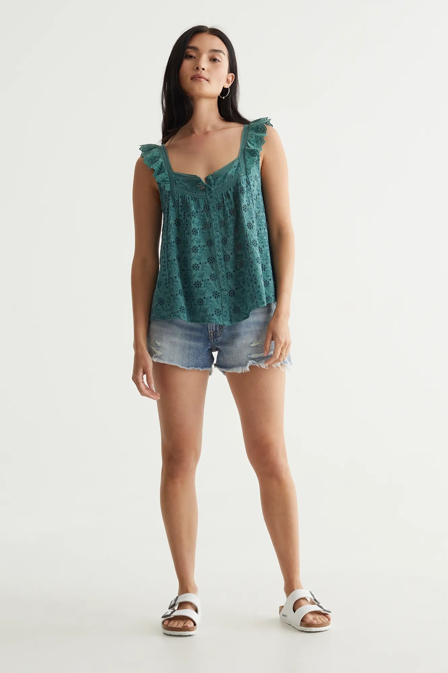 EMBROIDERED TANK, image 2