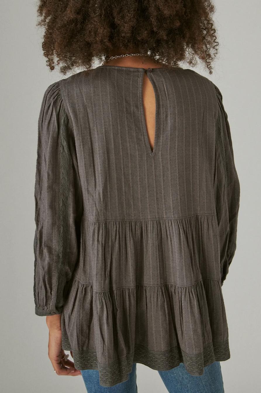 TIERED LONG SLEEVE TUNIC, image 4