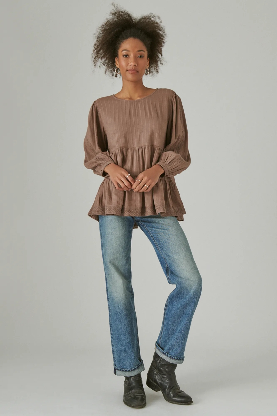 TIERED LONG SLEEVE TUNIC, image 2