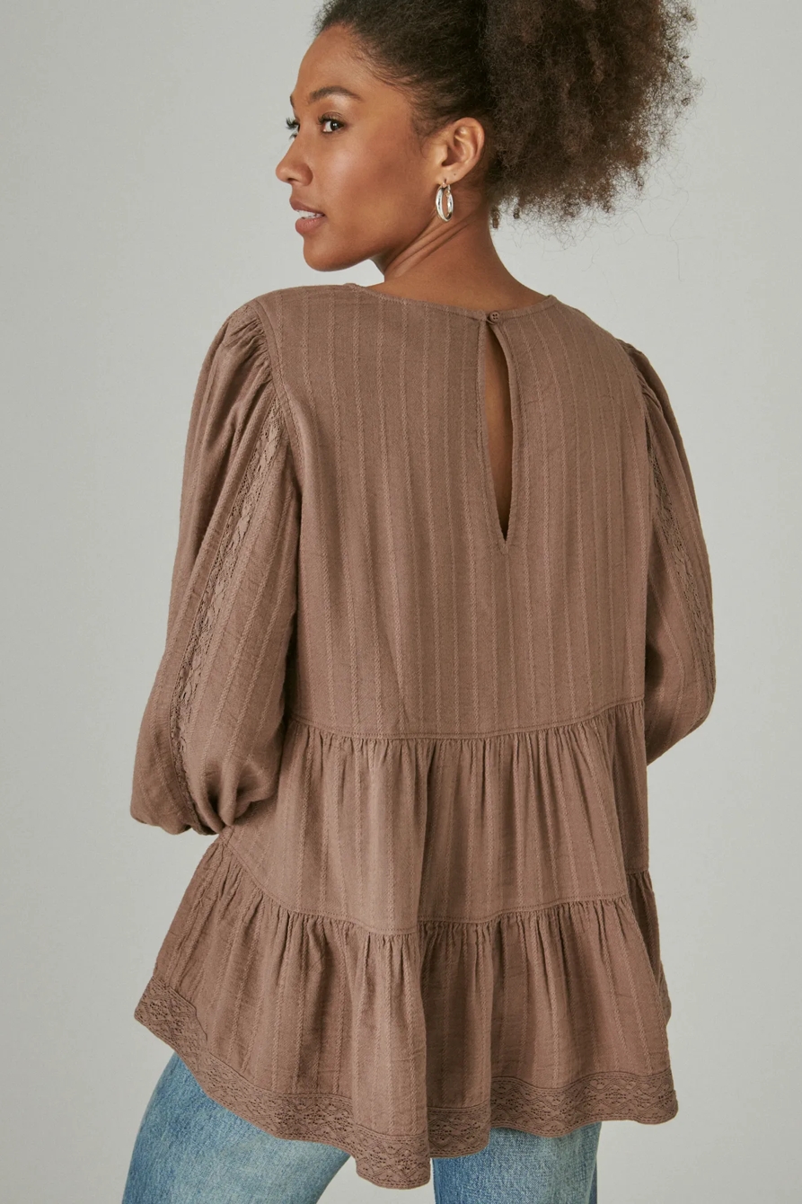 TIERED LONG SLEEVE TUNIC, image 4