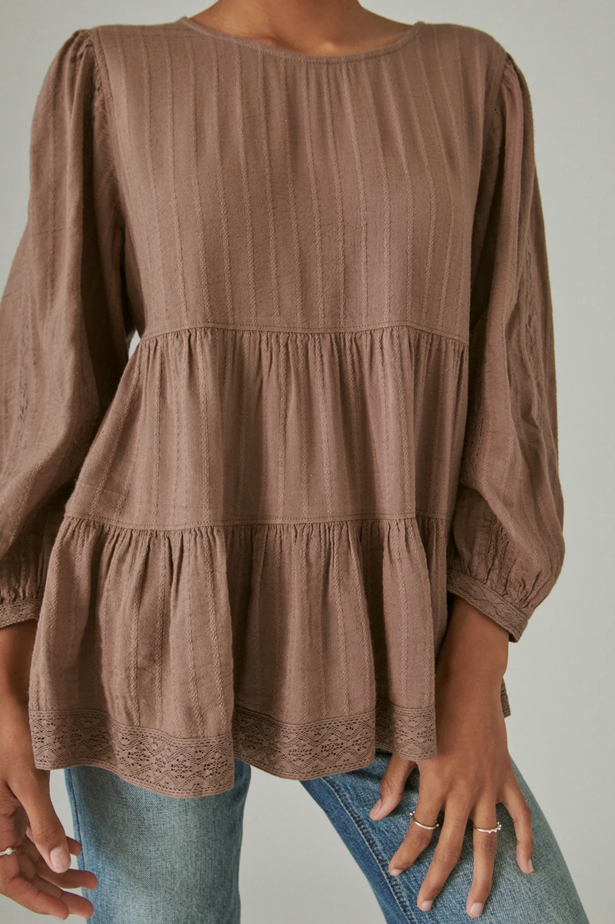 TIERED LONG SLEEVE TUNIC, image 5