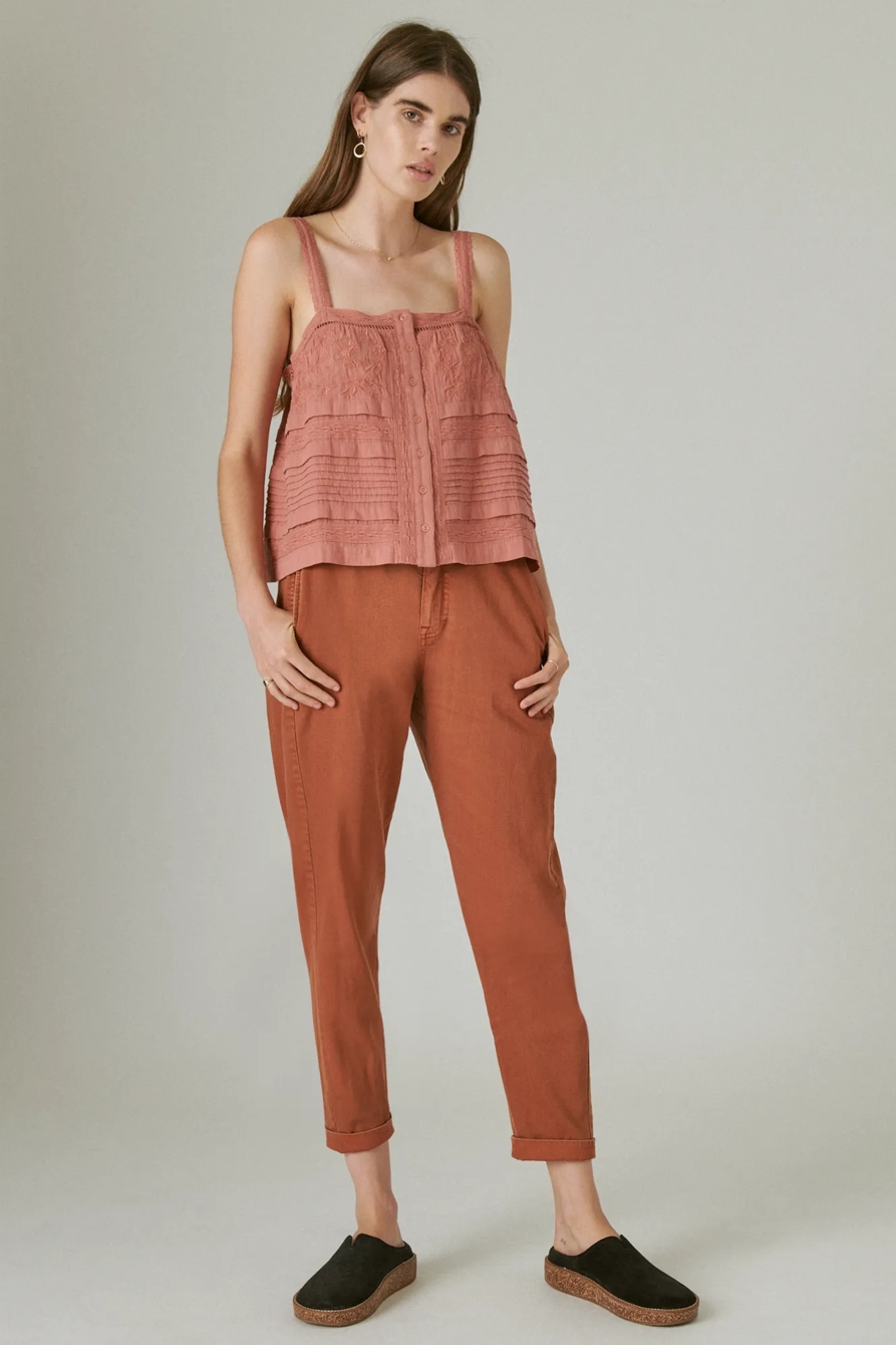 WOVEN LACE TANK, image 2