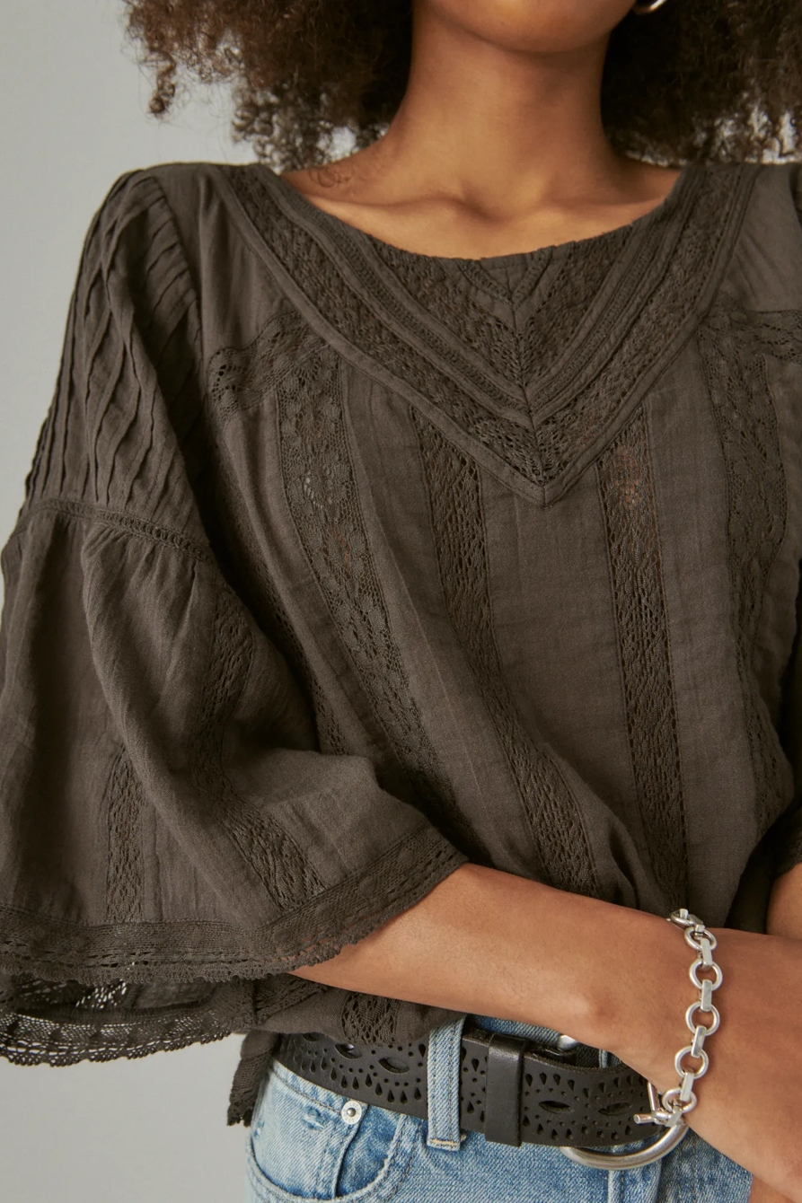 FLUTTER SLEEVE LACE TOP, image 6