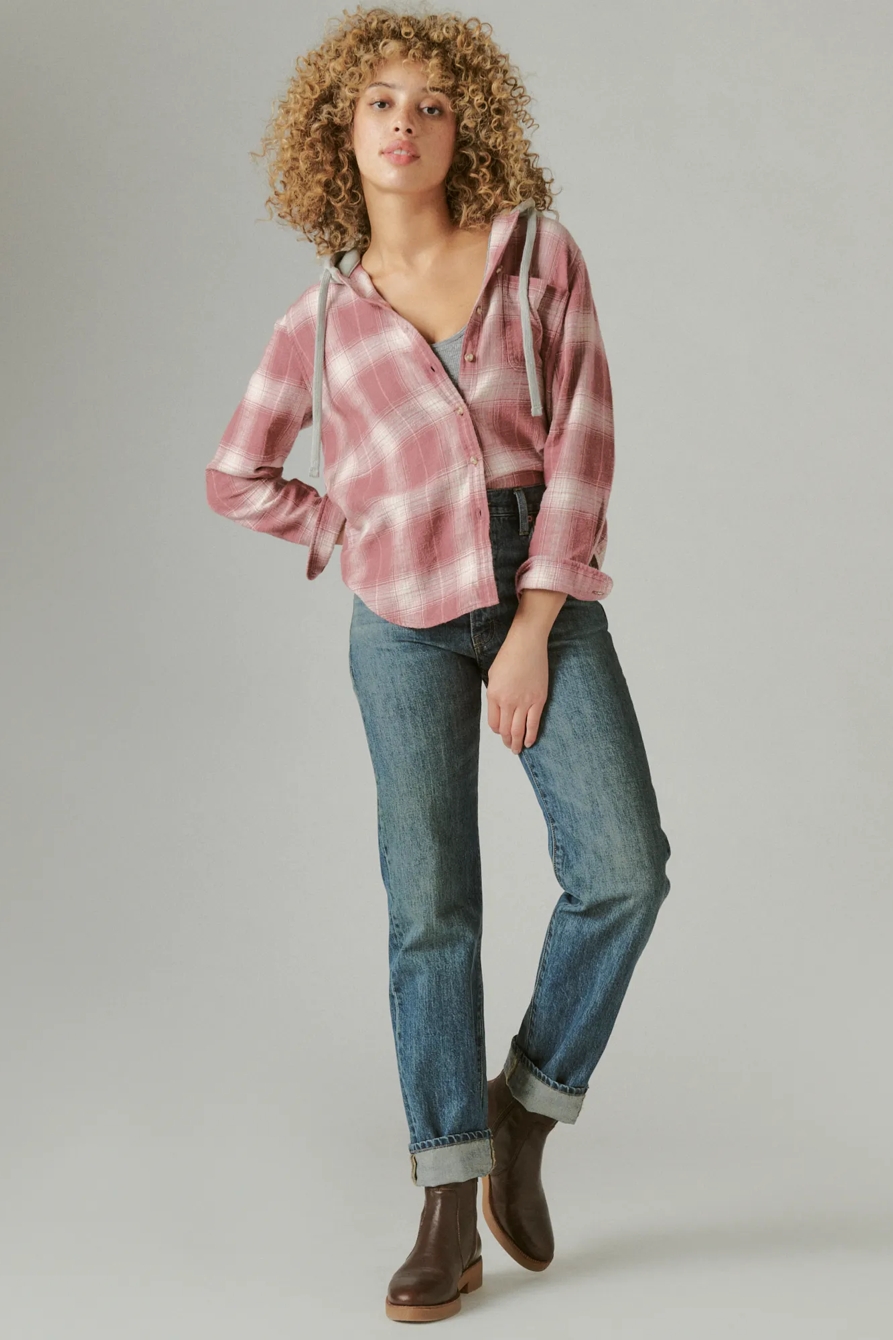FASHION PLAID HOODIE, image 2