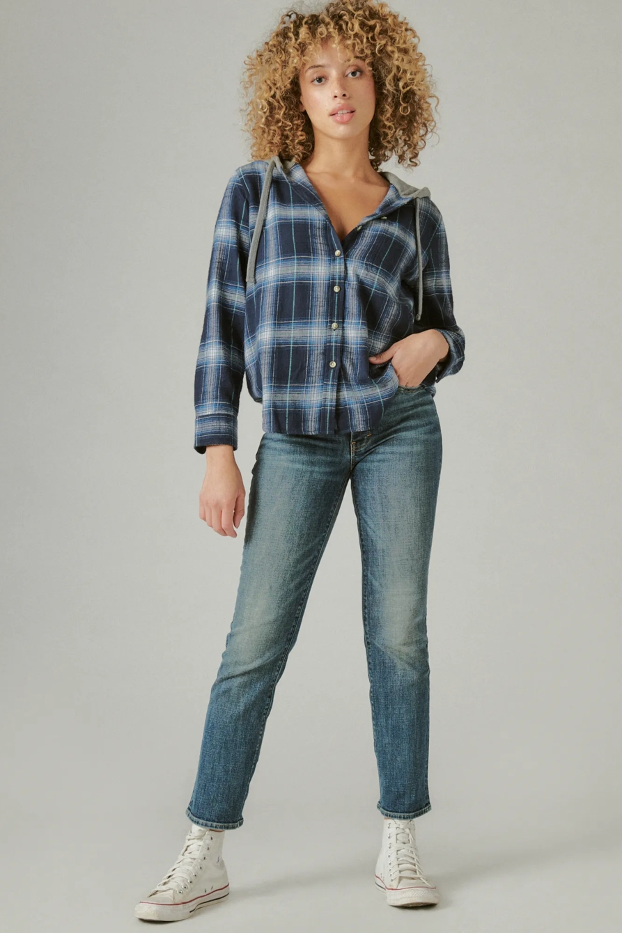 FASHION PLAID HOODIE, image 2