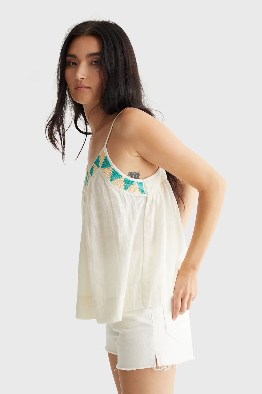 LIMITED EDITION BEADED FLOWY CAMI, image 3