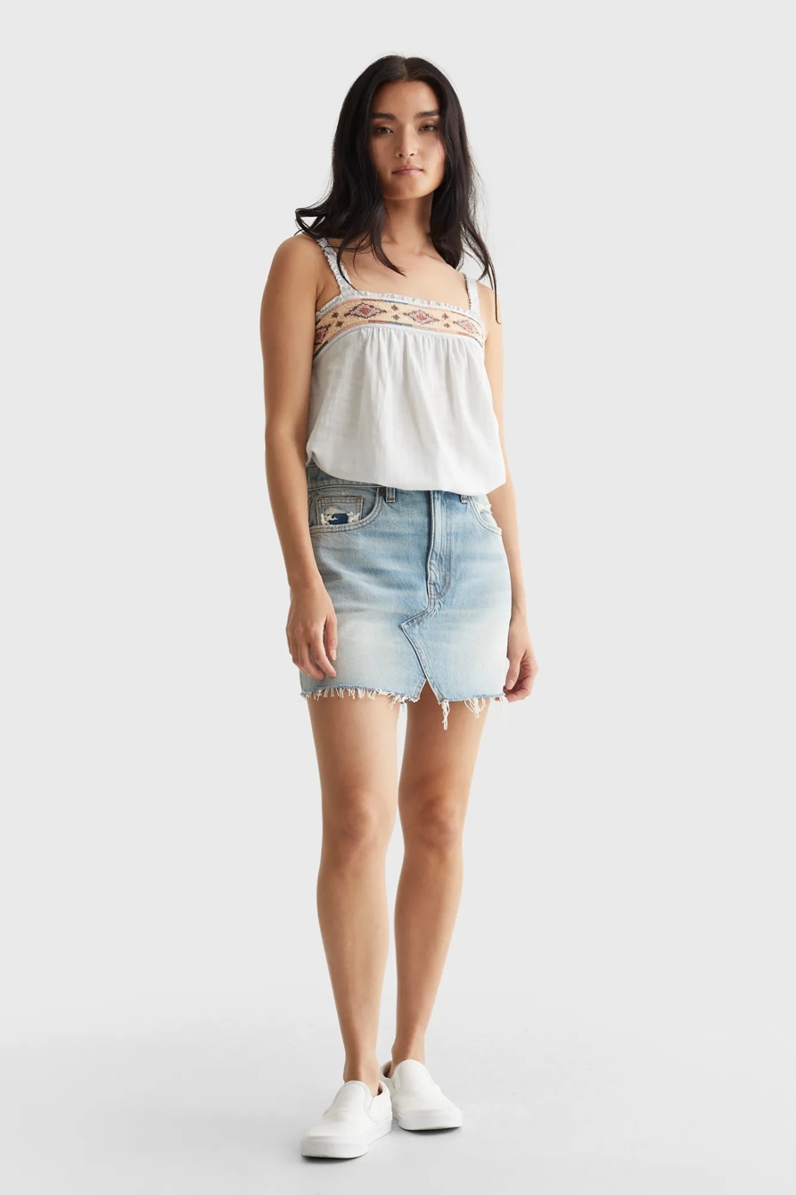 LIMITED EDITION BEADED SQUARE NECK CAMI, image 2