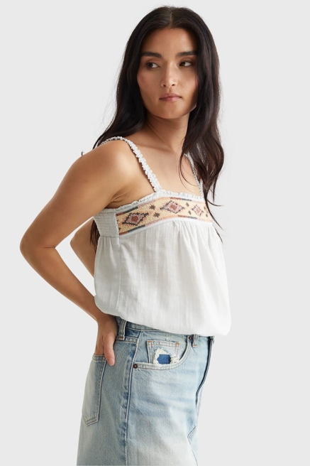 LIMITED EDITION BEADED SQUARE NECK CAMI, image 3