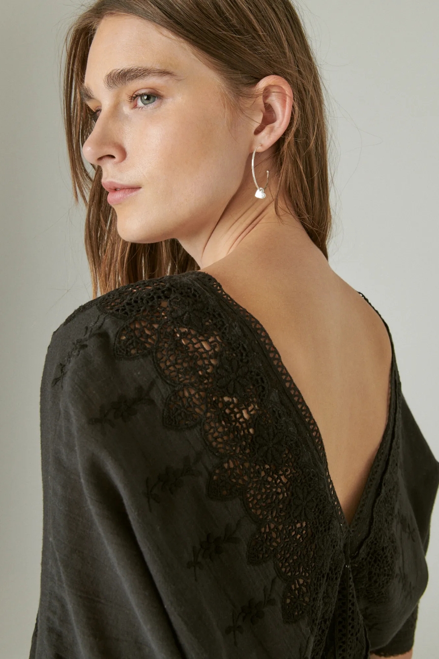 LACE SHORT SLEEVE TOP, image 5