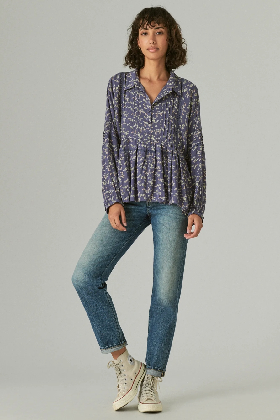 FLORAL BUTTONDOWN BLOUSE, image 2