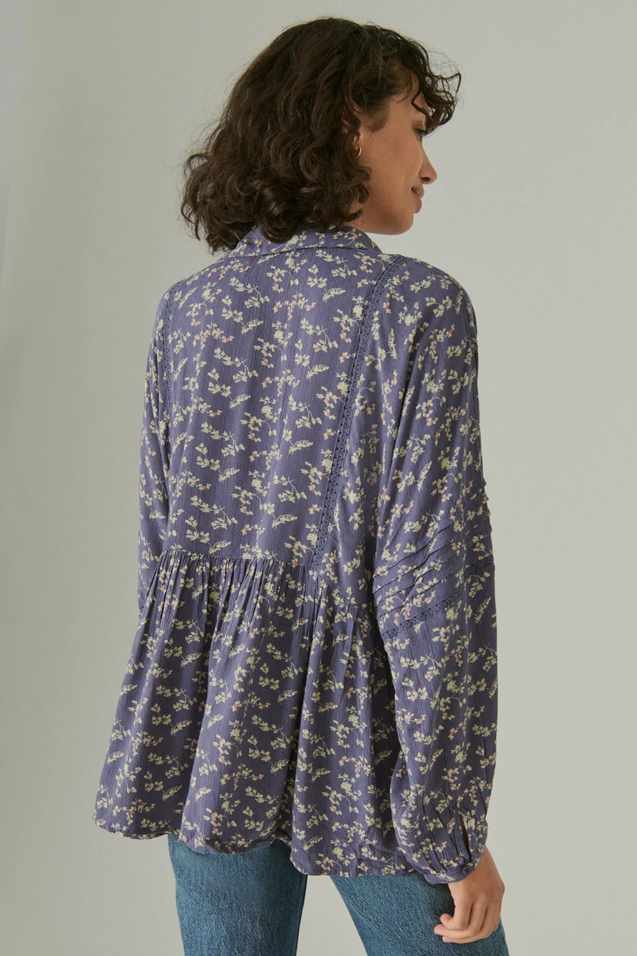 FLORAL BUTTONDOWN BLOUSE, image 4