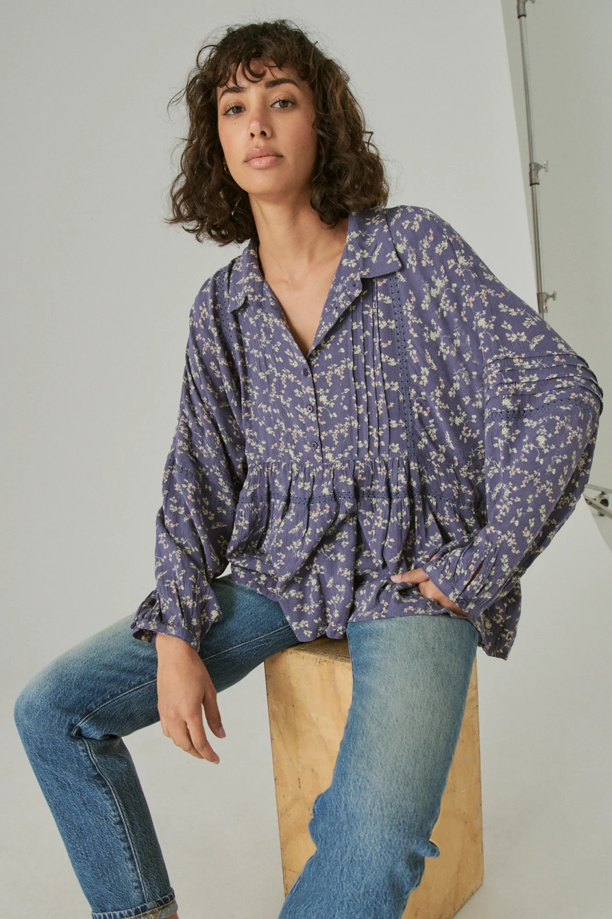 FLORAL BUTTONDOWN BLOUSE, image 6