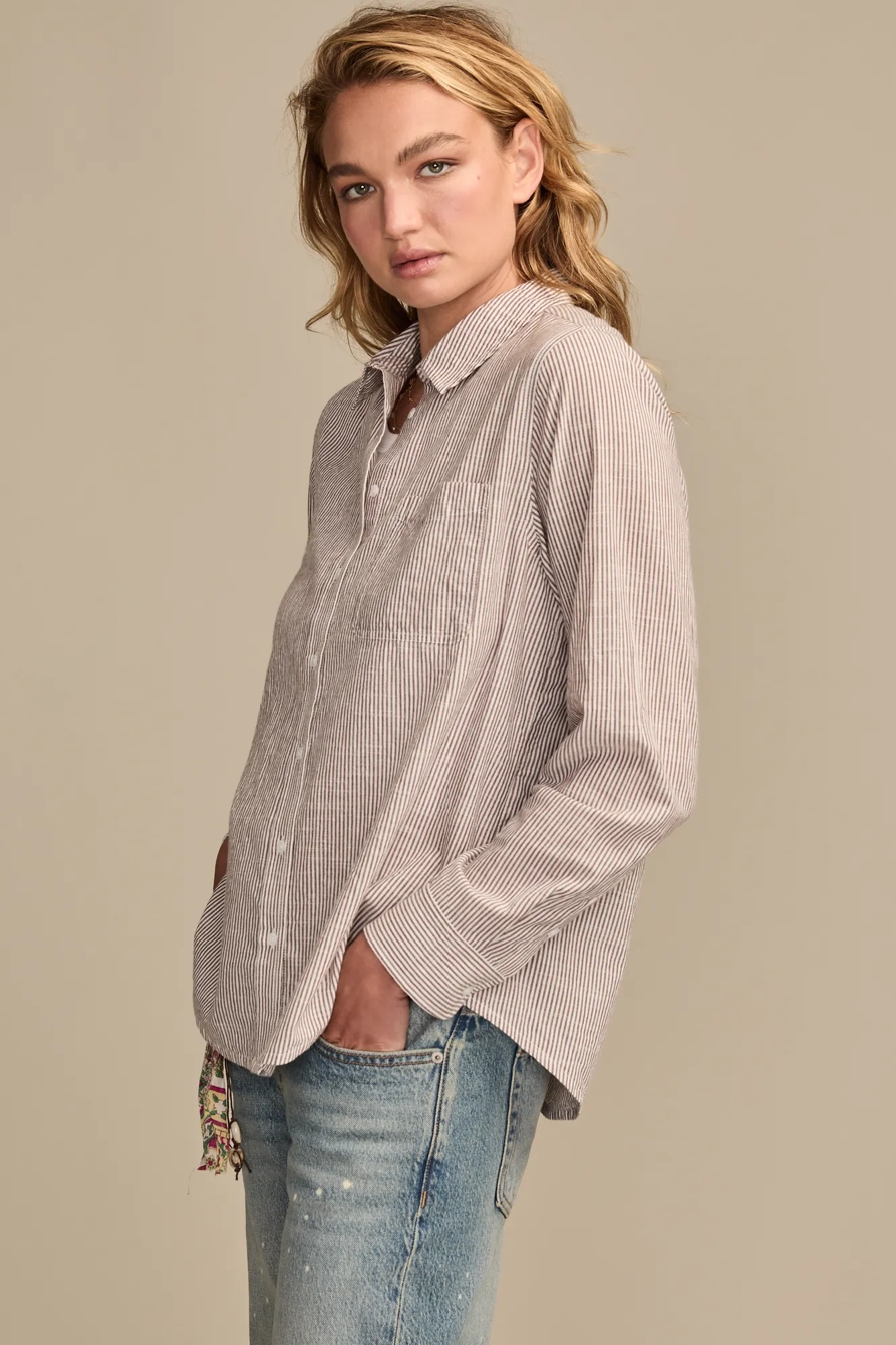 THE BOYFRIEND BUTTON-DOWN SHIRT, image 4