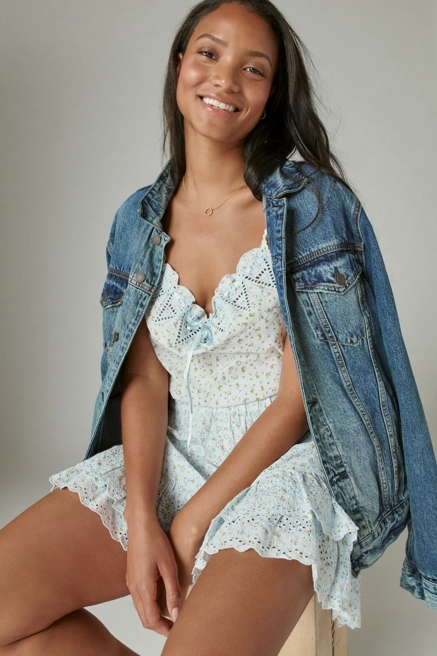 PRINTED TIE FRONT CAMI MATCHBACK, image 1