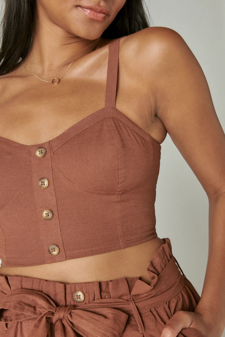 BUTTON FRONT MATCHBACK TOP, image 4