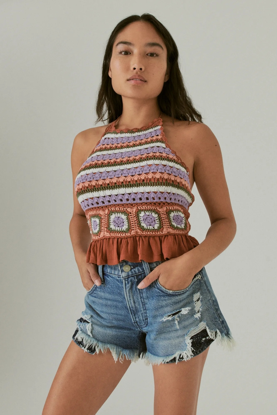 CROCHET HALTER TOP, image 2