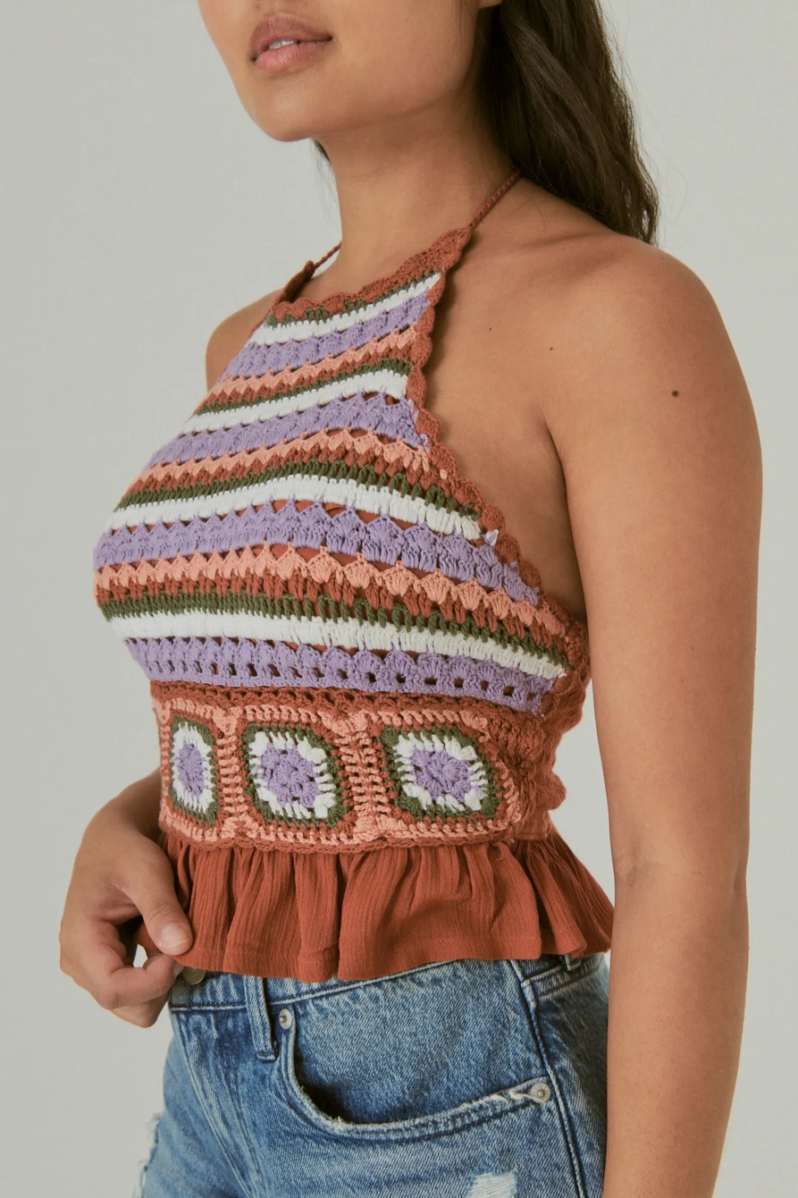 CROCHET HALTER TOP, image 4