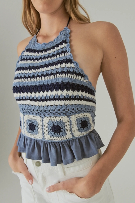 CROCHET HALTER TOP, image 4