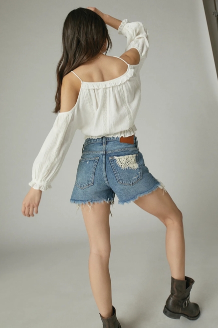 COLD SHOULDER LACE TOP, image 2