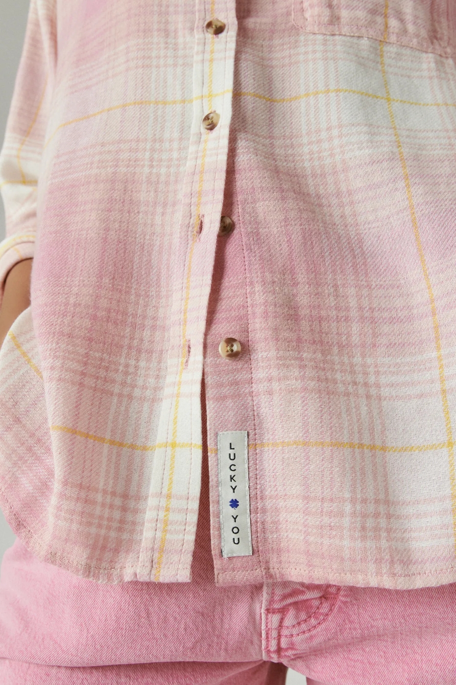 THE PLAID BOYFRIEND FLANNEL BUTTON-DOWN SHIRT, image 5