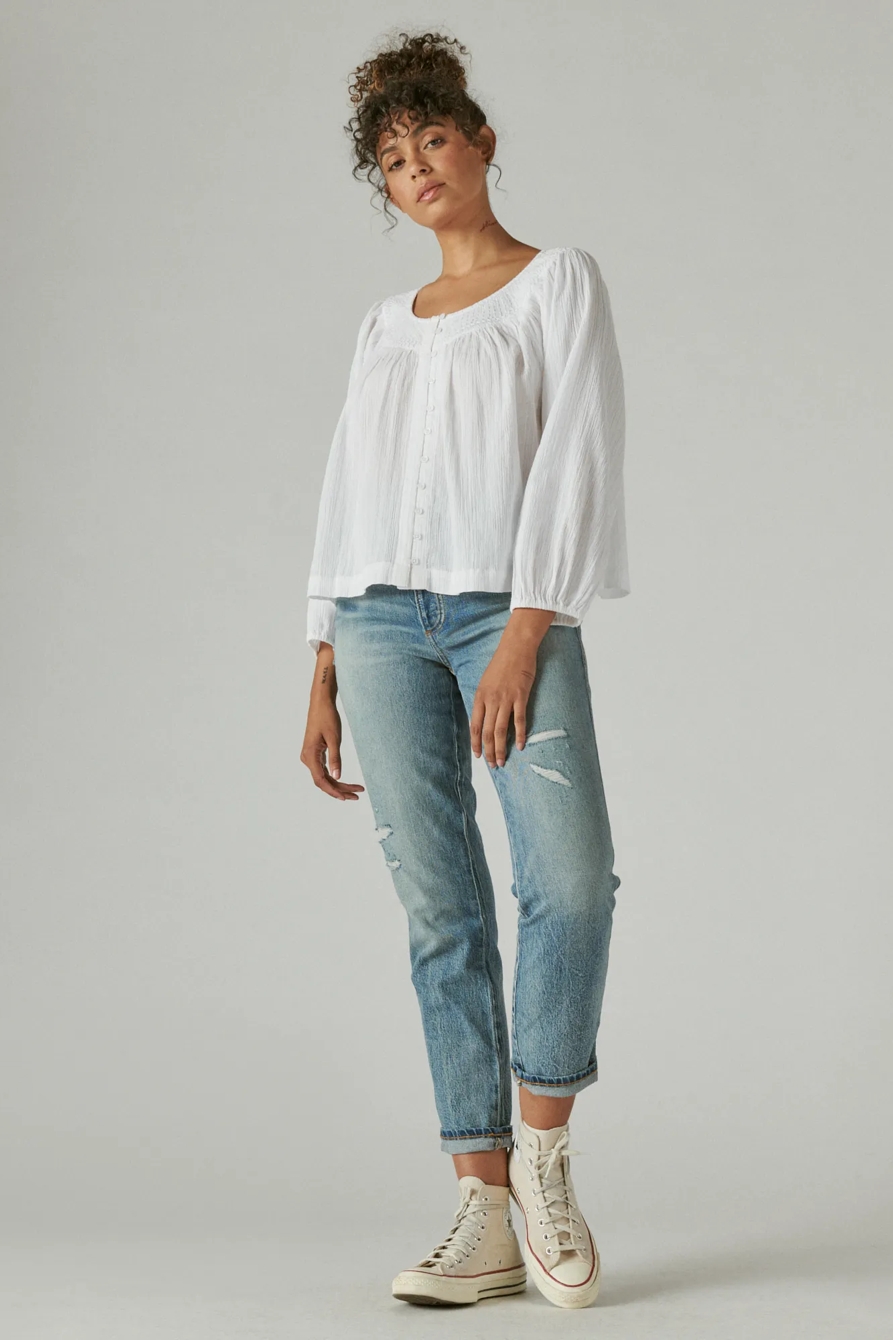 EMBROIDERED PEASANT BLOUSE, image 2