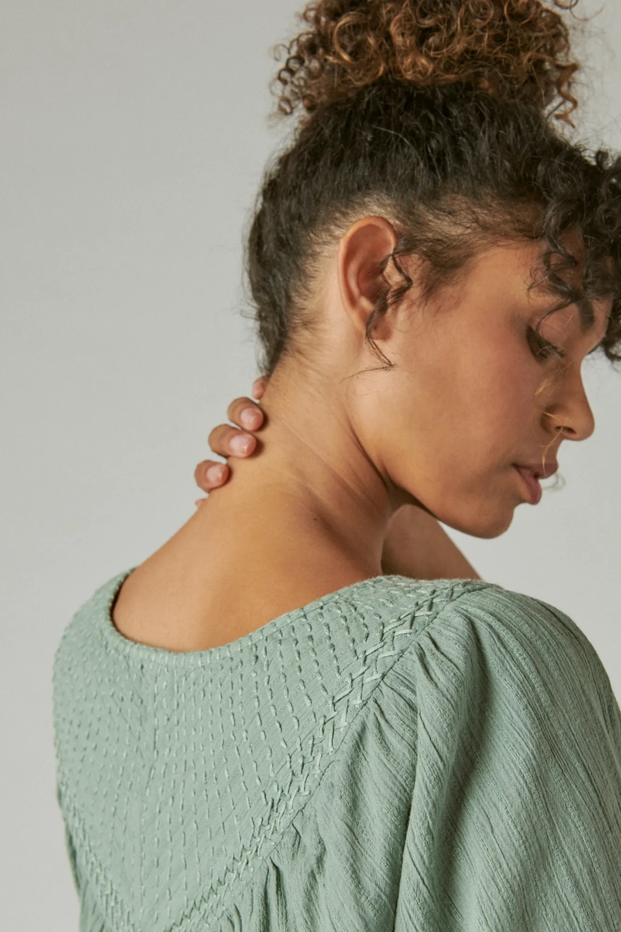 EMBROIDERED PEASANT BLOUSE, image 5