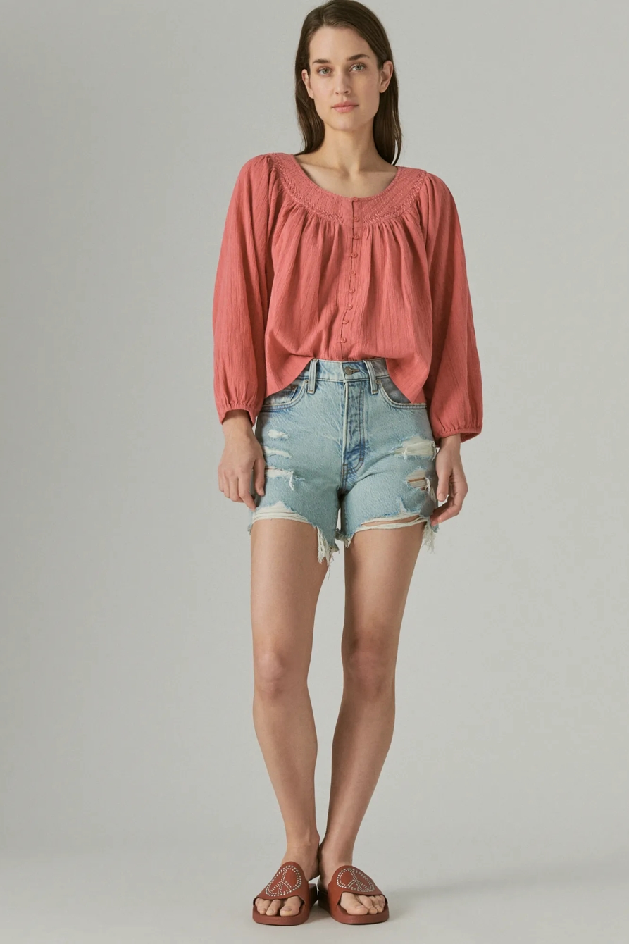 EMBROIDERED PEASANT BLOUSE, image 2