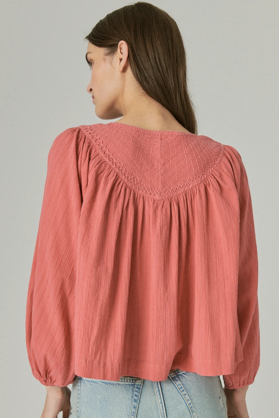 EMBROIDERED PEASANT BLOUSE, image 4
