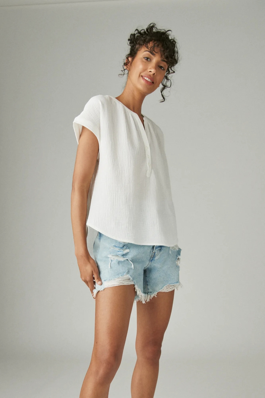 SHORT SLEEVE OPEN NECK SHIRT, image 4