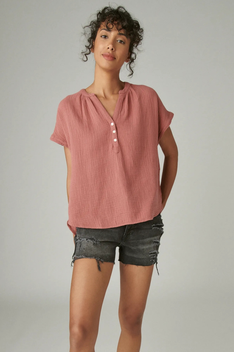 SHORT SLEEVE OPEN NECK SHIRT, image 3