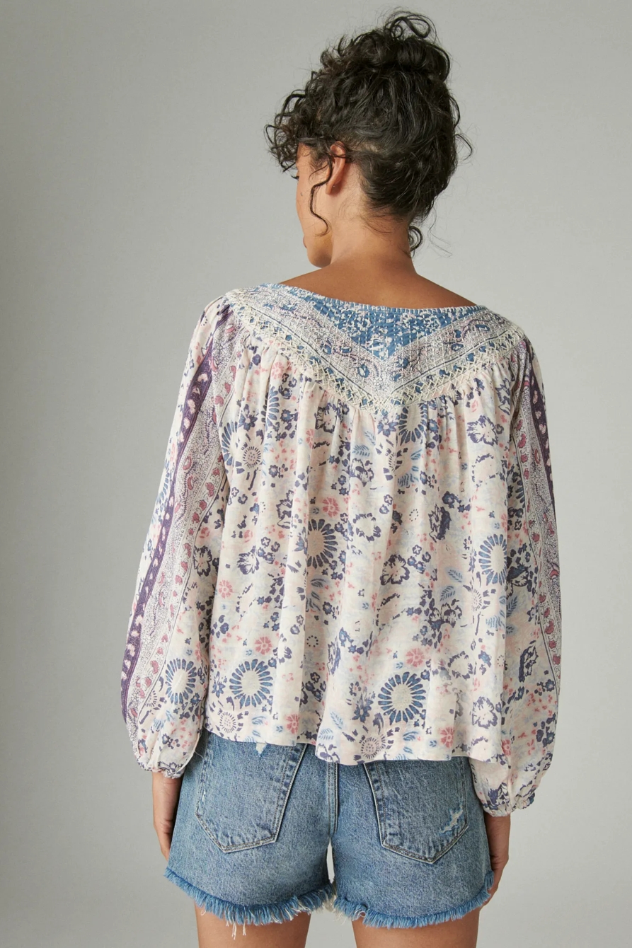 EMBROIDERED PEASANT BLOUSE, image 3