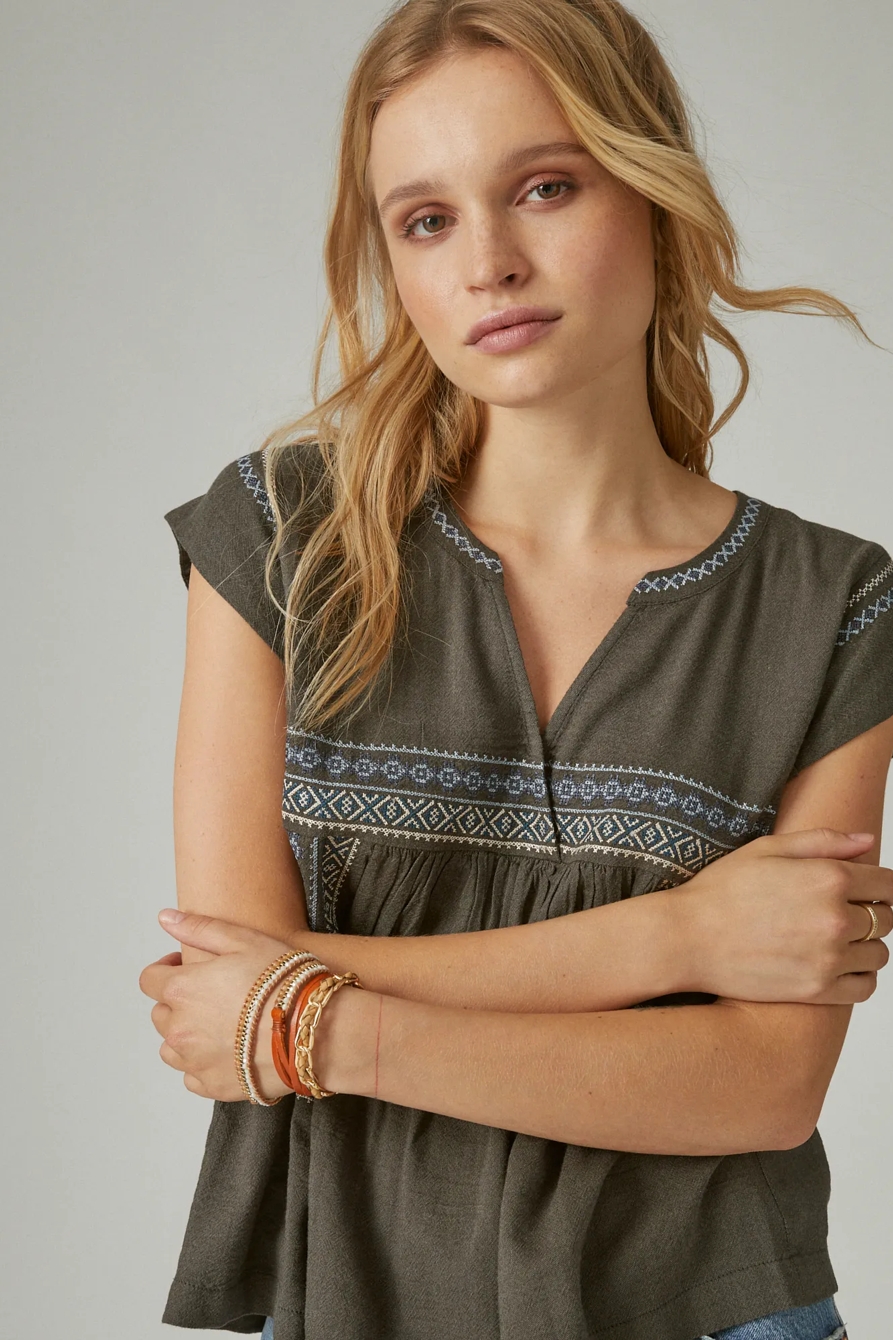 GEO EMBROIDERED BLOUSE, image 4