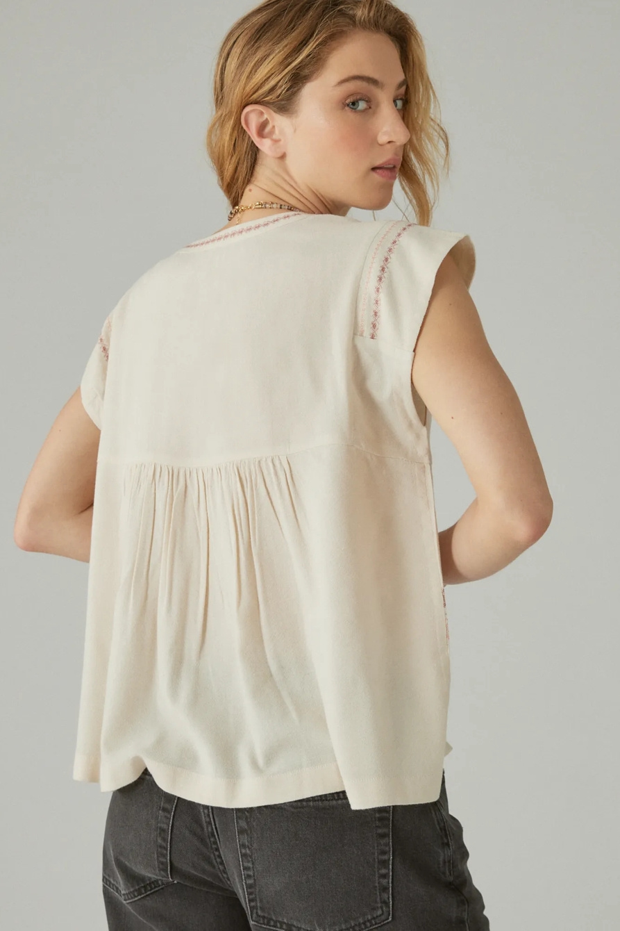GEO EMBROIDERED BLOUSE, image 3