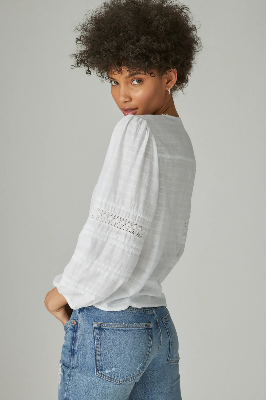 PINTUCK LACE SHIRT, image 3