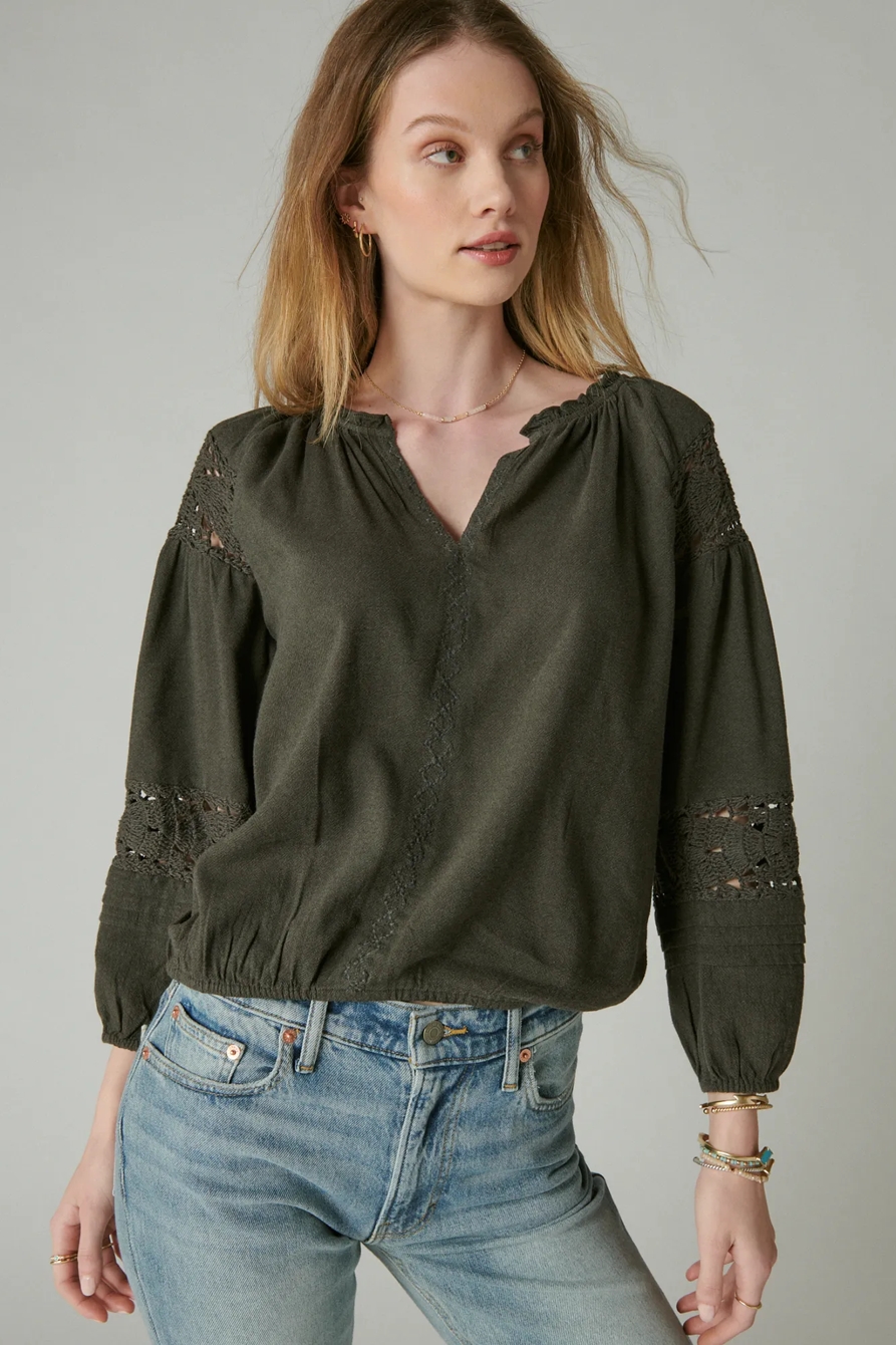 CROCHET PEASANT BLOUSE, image 2