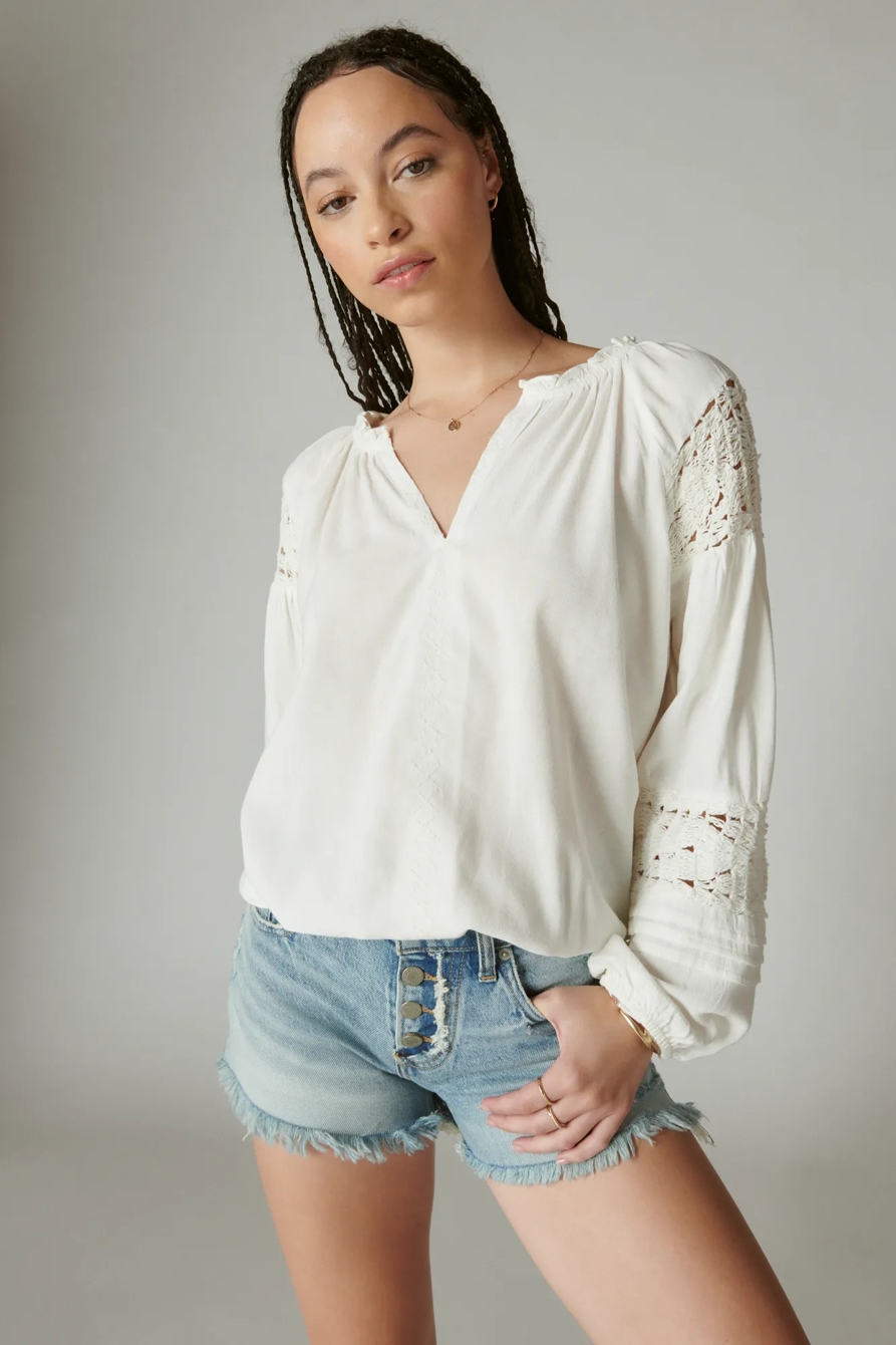 CROCHET PEASANT BLOUSE, image 2