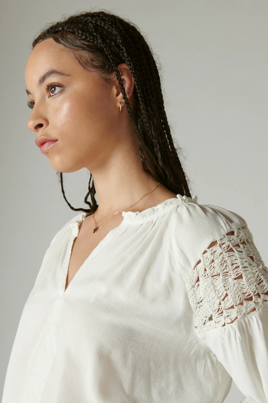 CROCHET PEASANT BLOUSE, image 4