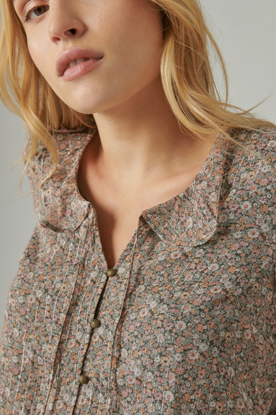 PRINTED CHIFFON BLOUSE, image 4