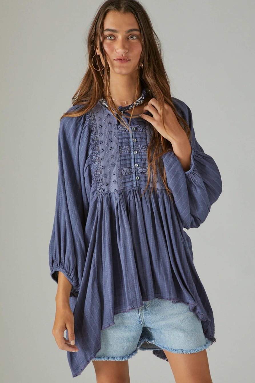 LACE YOKE TUNIC, image 2