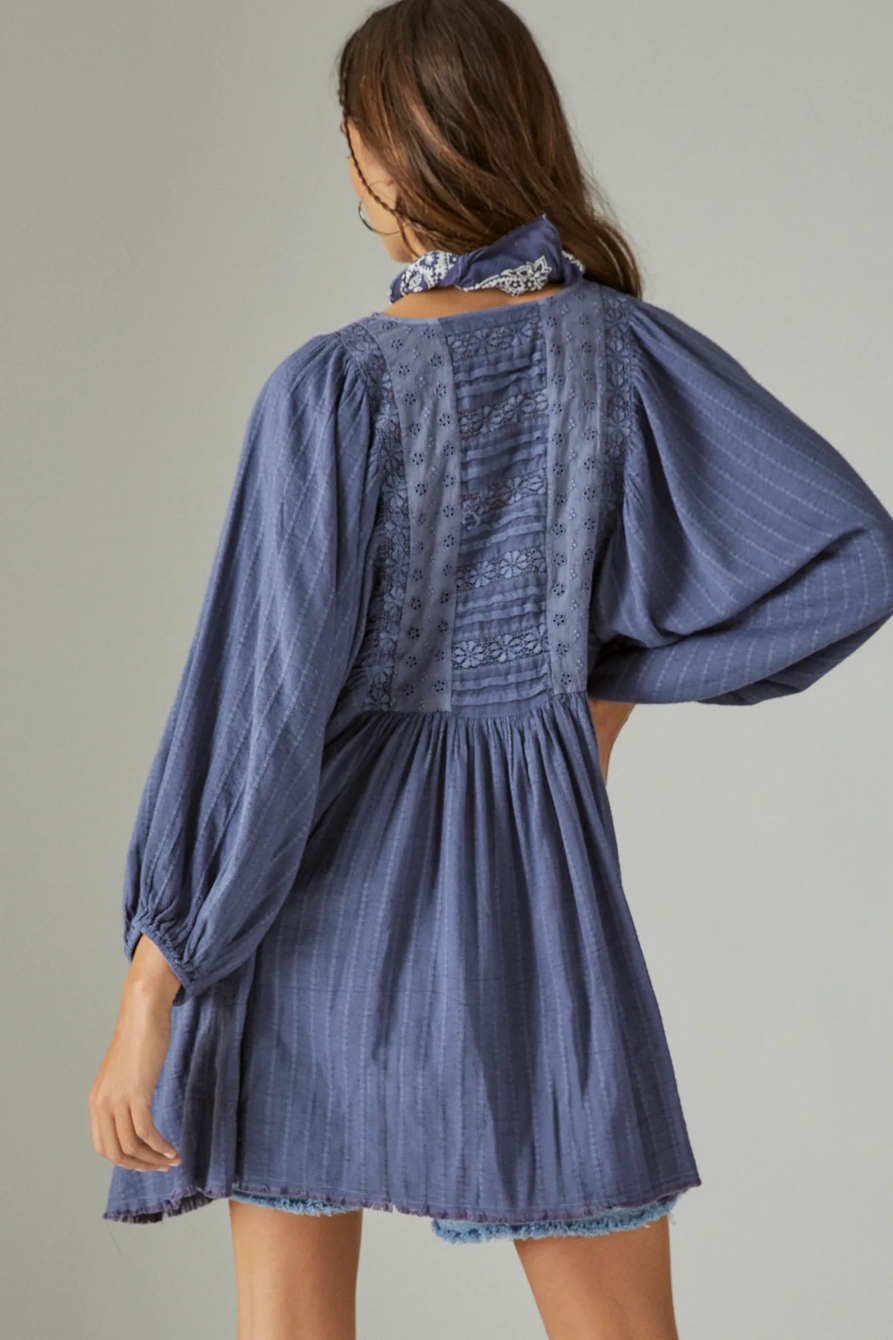 LACE YOKE TUNIC, image 3