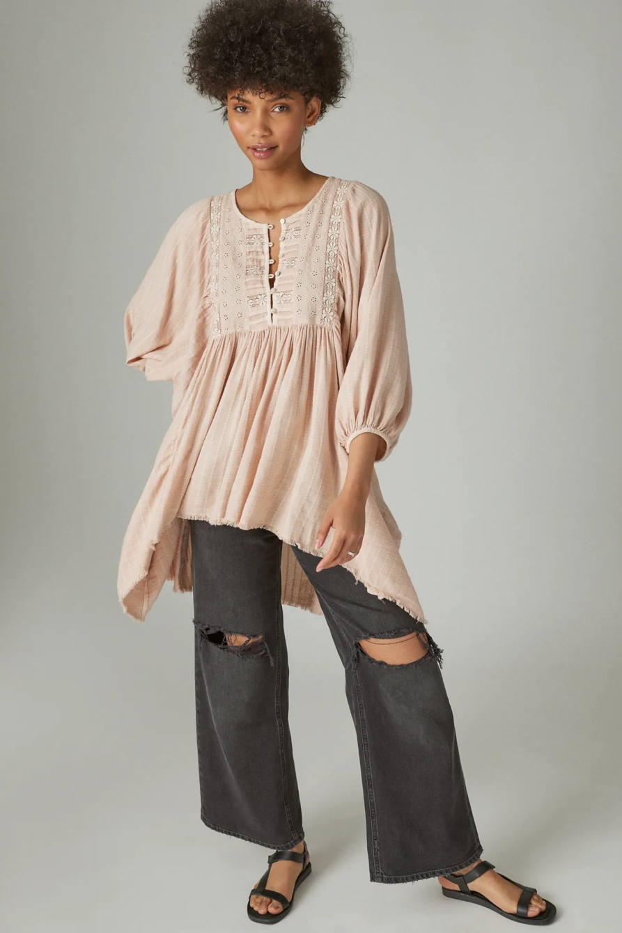 LACE YOKE TUNIC, image 2