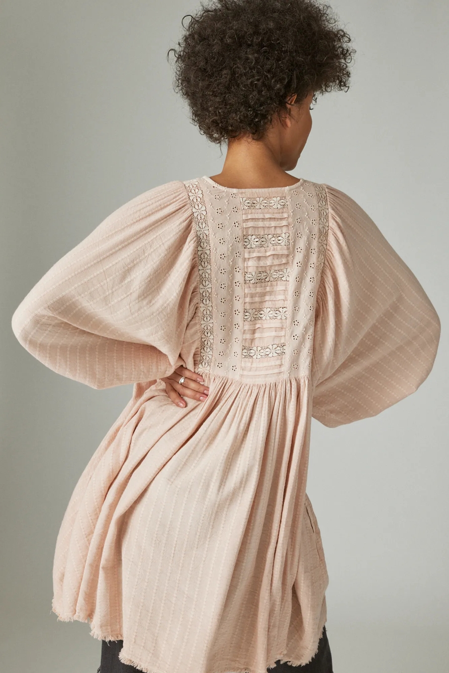 LACE YOKE TUNIC, image 3