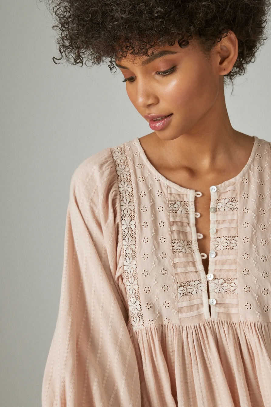 LACE YOKE TUNIC, image 4