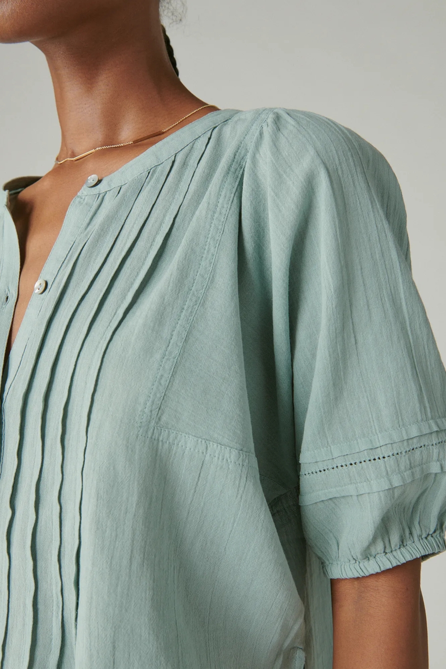 PINTUCK PEASANT BLOUSE, image 4