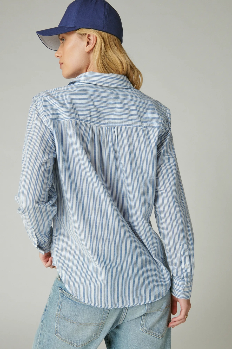 THE BOYFRIEND BUTTON-DOWN SHIRT, image 3