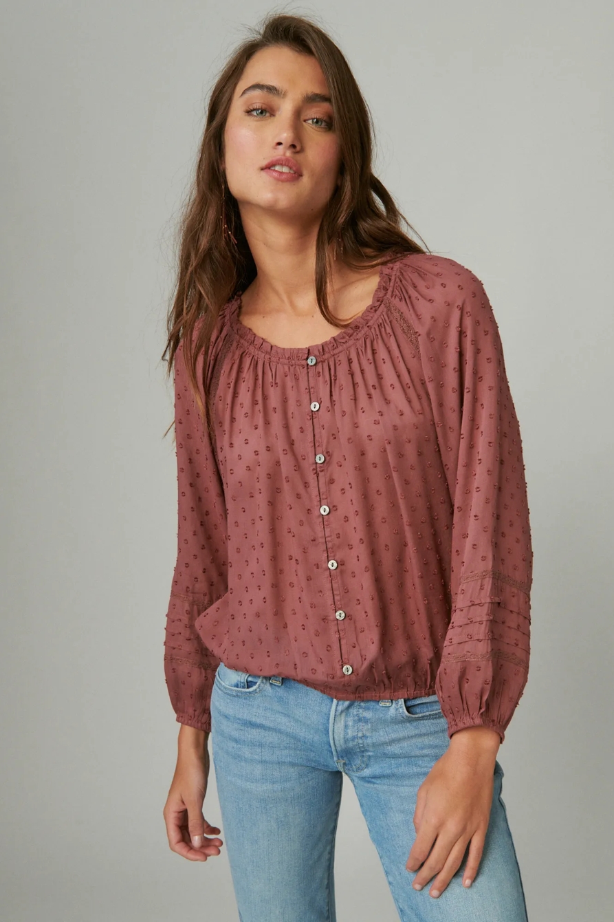 BUBBLE HEM BLOUSE, image 2