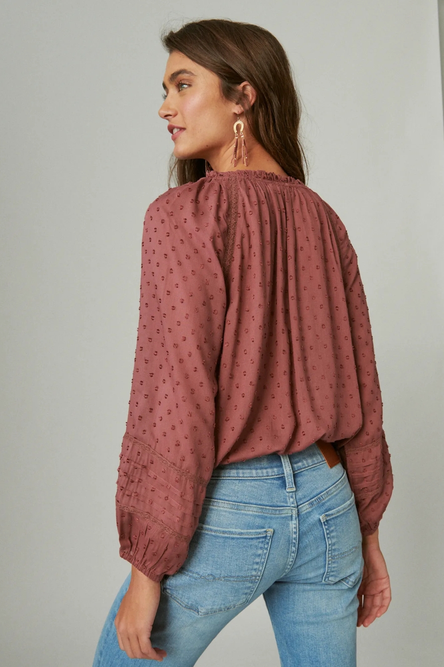 BUBBLE HEM BLOUSE, image 3